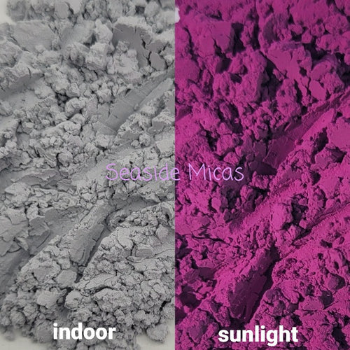 UV Sunlight Activated Grey Blue to Purple