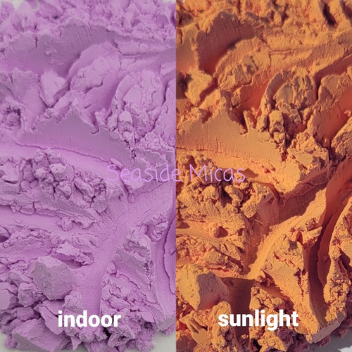 UV Sunlight Activated Purple to Orange