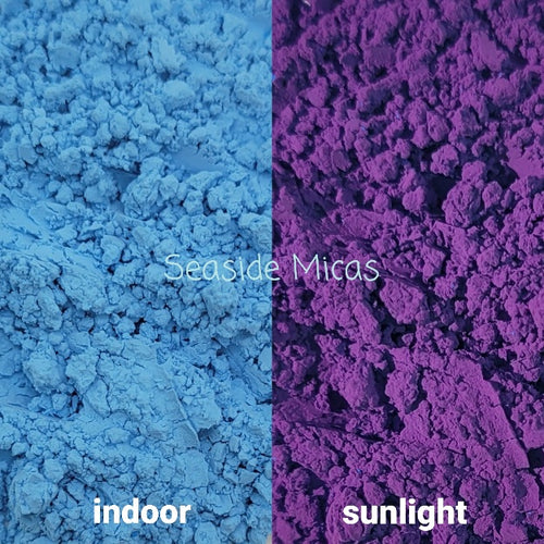 UV Sunlight Activated Blue to Purple