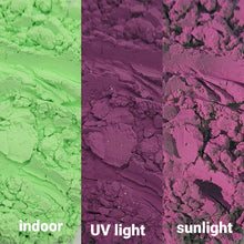 Load image into Gallery viewer, UV Sunlight Activated Green to Purple